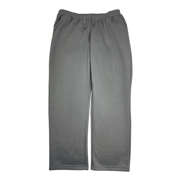 New Ulla Popken Basic Drawstring Elastic Waist Cotton Blend Gray Joggers 20/22 - Picture 7 of 11